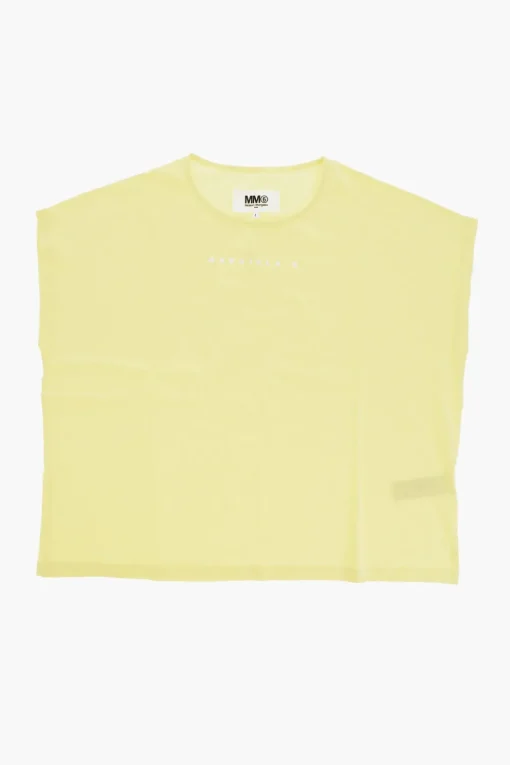 MM6 Copricostume Girocollo in Cotone Leggero>Maison Margiela Kids Online
