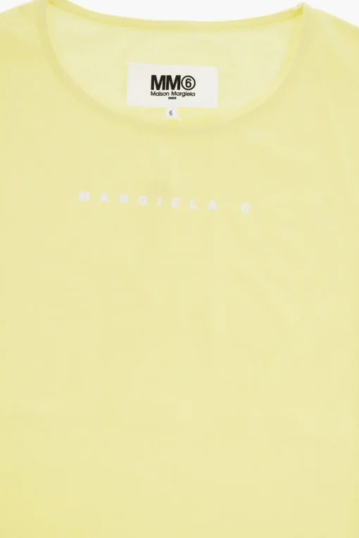 MM6 Copricostume Girocollo in Cotone Leggero>Maison Margiela Kids Online