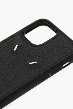 Hot MM11 Cover per Iphone 12 Mini in Pelle Martellata Uomo Accessori Hi-Tech