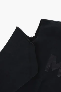 MM6 Felpa Girocollo in Cotone Garzato con Dettagli Cut-Out>Maison Margiela Kids Sale