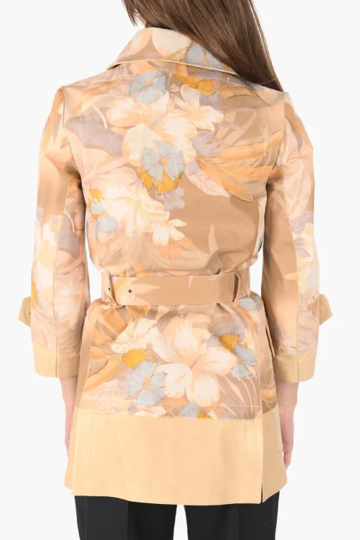 MM0 giacca dettagli in pelle con cintura>Maison Margiela Hot