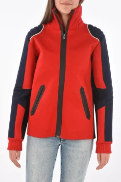 New MM0 giubbotto a collo alto con chisura zip Donna Giubbotti