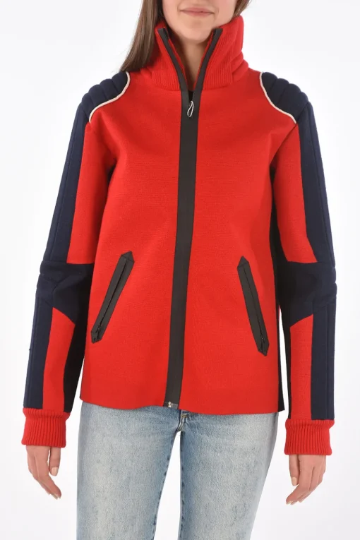New MM0 giubbotto a collo alto con chisura zip Donna Giubbotti