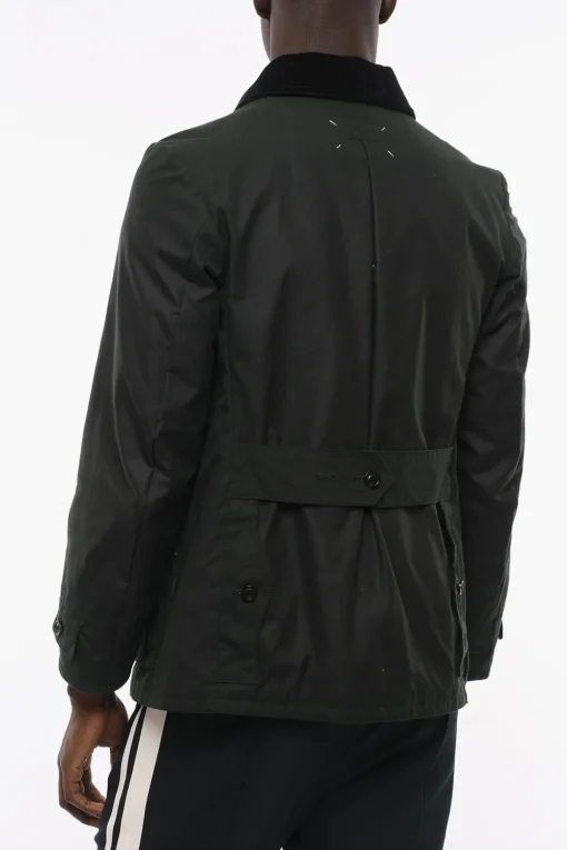 MM4 Giubbotto in Cotone con Collo in Velour a Coste>Maison Margiela Best