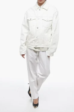 MM1 Giubbotto in Denim con Taschini Utility></noscript>Maison Margiela Fashion