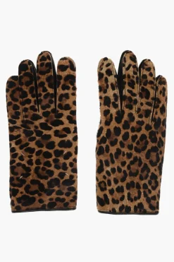 Sale MM14 Guanti in Pelle a Motivo Animalier Uomo Guanti