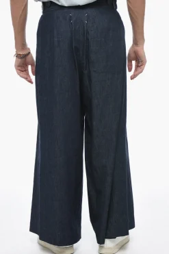New MM0 Jeans Gaucho con Lavaggio Scuro e Martingale 40cm Uomo Jeans