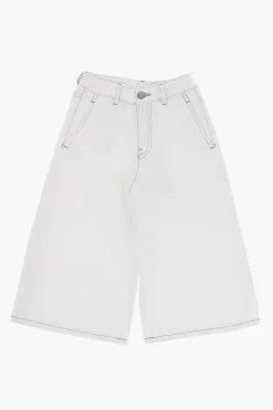 MM6 Jeans Svasati in Tinta Unita con Cuciture a Vista>Maison Margiela Kids Discount