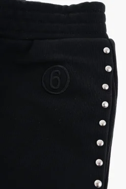 MM6 Joggers in Cotone con Borchie Laterali></noscript>Maison Margiela Kids Outlet