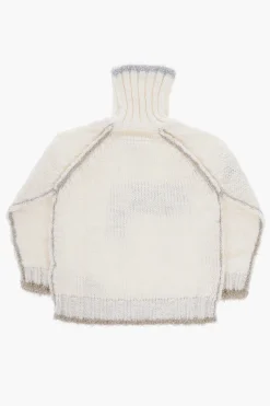 Hot MM6 Maglia a Collo Alto con Dettagli in Lurex Abbigliamento
