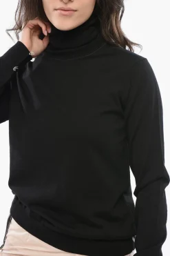 Hot MM4 Maglia a Collo Alto in Lana Donna Maglieria