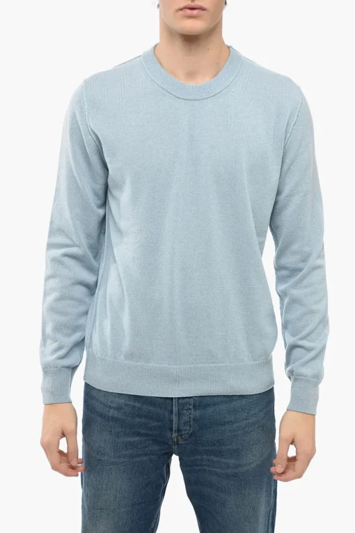 Outlet MM4 Maglia in Cashmere con Polsini Uomo Maglieria