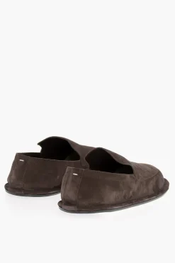 Online MM22 Mocassini in Suede con Suola in Cuoio Uomo Mocassini