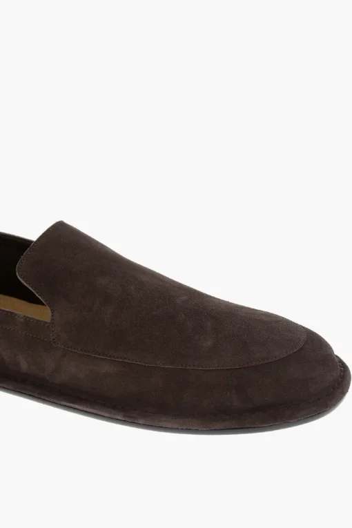 Online MM22 Mocassini in Suede con Suola in Cuoio Uomo Mocassini