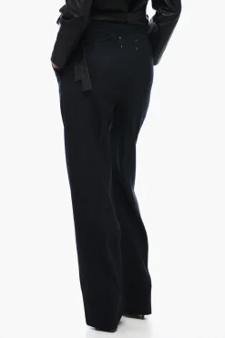 MM1 Pantaloni a Gamba Ampia con Pinces>Maison Margiela Fashion