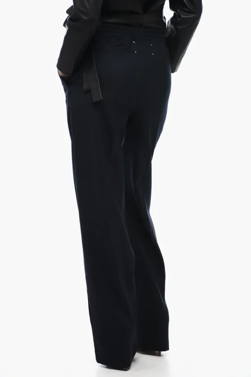 MM1 Pantaloni a Gamba Ampia con Pinces>Maison Margiela Fashion