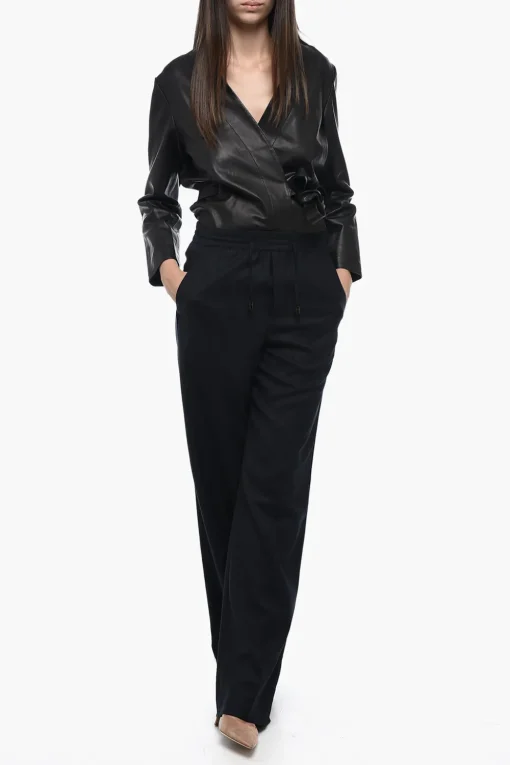 MM1 Pantaloni a Gamba Ampia con Pinces>Maison Margiela Fashion