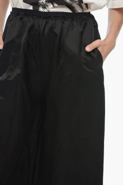 MM6 Pantaloni a Gamba Ampia in Misto Viscosa></noscript>Maison Margiela Outlet