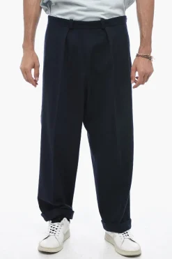 Best MM10 Pantaloni Chino in Misto Lana ad 1 Pince Uomo Pantaloni