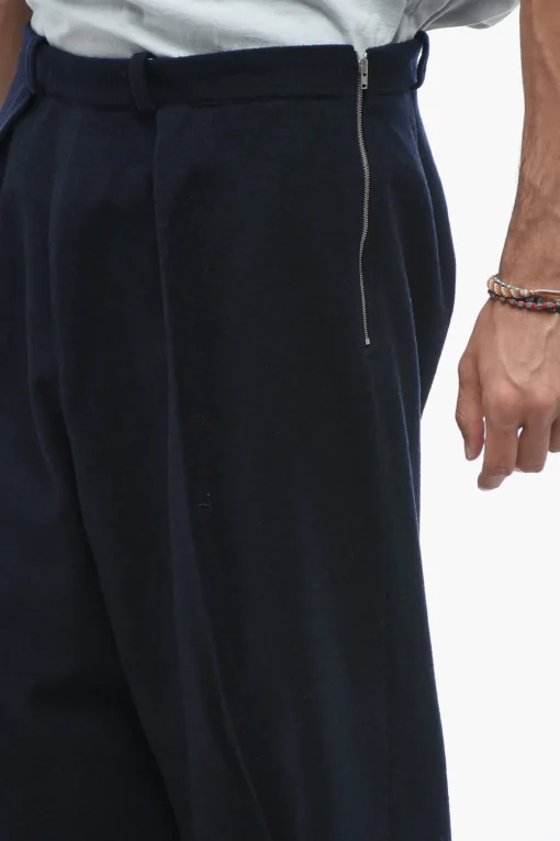 Best MM10 Pantaloni Chino in Misto Lana ad 1 Pince Uomo Pantaloni