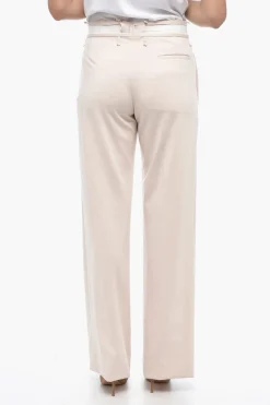 Online MM6 Pantaloni Destrutturati a Gamba Ampia Donna Pantaloni