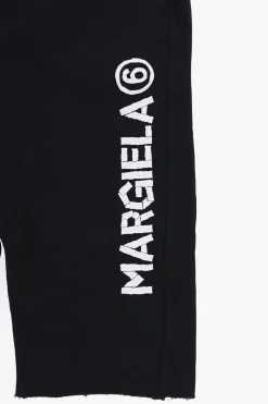 MM6 Pantaloni in Felpa a Tinta Unita con Logo Stampato>Maison Margiela Kids Fashion