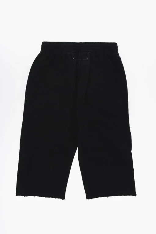 MM6 Pantaloni in Felpa a Tinta Unita con Logo Stampato>Maison Margiela Kids Fashion