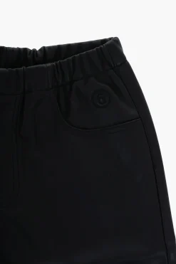 Fashion MM6 Pantaloni in Pelle Vegan con Elastico in Vita Abbigliamento