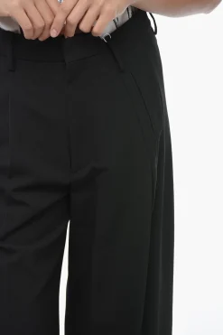 MM6 Pantaloni Plissé a Gamba Ampia></noscript>Maison Margiela Best