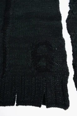 Sale MM6 Sciarpa In Misto Lana intrecciata Donna Sciarpe E Foulard