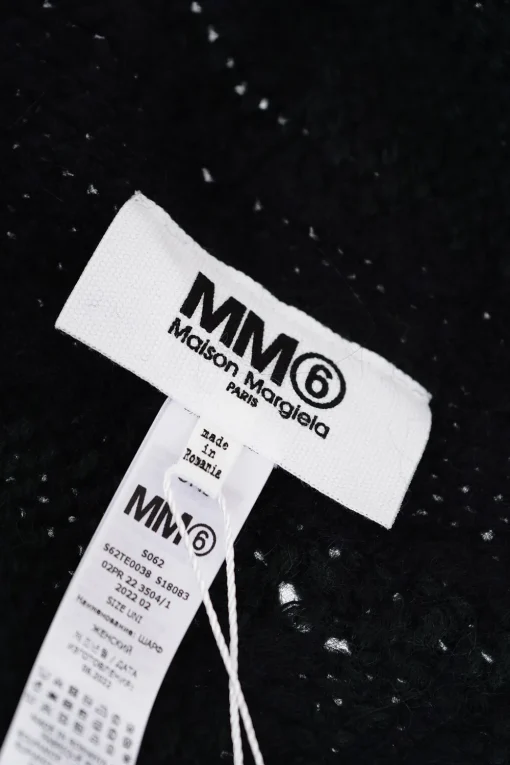 Sale MM6 Sciarpa In Misto Lana intrecciata Donna Sciarpe E Foulard