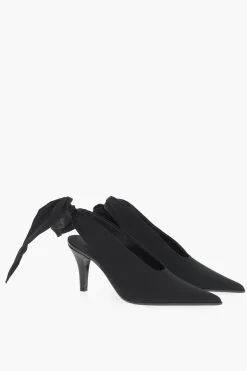 MM6 Slingback in Tinta Unita con Fiocco Tacco 8.5cm>Maison Margiela Hot