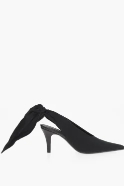 MM6 Slingback in Tinta Unita con Fiocco Tacco 8.5cm></noscript>Maison Margiela Hot