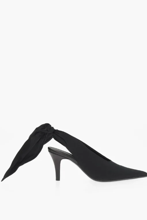 MM6 Slingback in Tinta Unita con Fiocco Tacco 8.5cm>Maison Margiela Hot