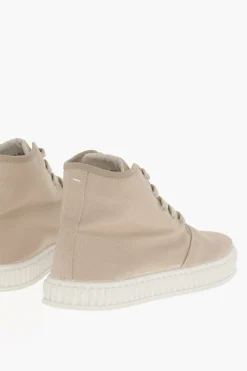 MM22 Sneakers Alte in Canvas con Suola in Gomma>Maison Margiela Best