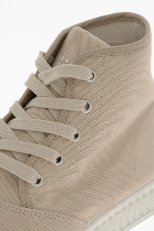 MM22 Sneakers Alte in Canvas con Suola in Gomma>Maison Margiela Best