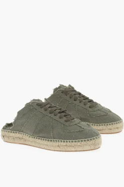 MM22 Sneakers Basse in cotone aperte Dietro>Maison Margiela Fashion