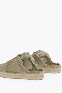 Hot MM22 Sneakers Basse in cotone aperte Dietro Donna Sneaker