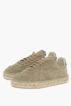 Sale MM22 Sneakers Basse In Cotone con Suola in Juta Donna Sneaker