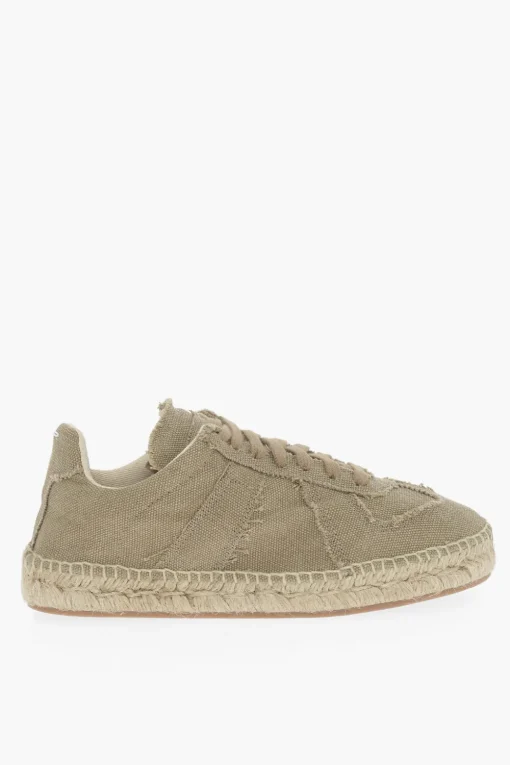 Sale MM22 Sneakers Basse In Cotone con Suola in Juta Donna Sneaker
