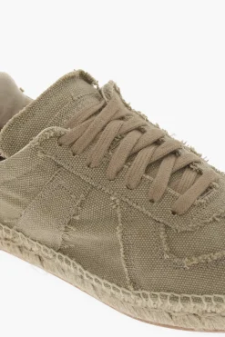 Sale MM22 Sneakers Basse In Cotone con Suola in Juta Donna Sneaker