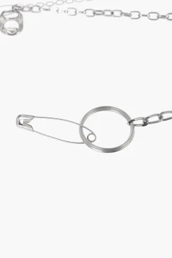MM6 Spilla con Desing Catene e Spille da Balia>Maison Margiela Outlet