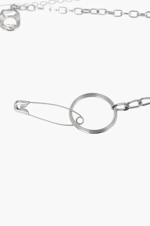 MM6 Spilla con Desing Catene e Spille da Balia>Maison Margiela Outlet