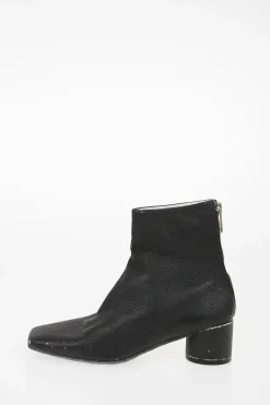 MM6 Stivaletto in Pelle Effetto Vintage 5cm>Maison Margiela Clearance