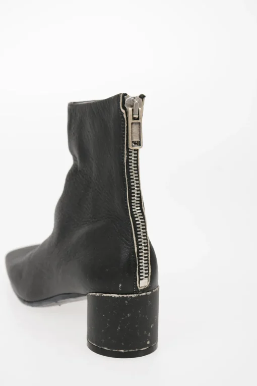 MM6 Stivaletto in Pelle Effetto Vintage 5cm>Maison Margiela Clearance