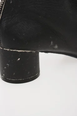 MM6 Stivaletto in Pelle Effetto Vintage 5cm></noscript>Maison Margiela Clearance
