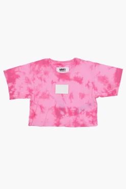 MM6 T-shirt Girocollo Effetto Tie Dye>Maison Margiela Kids Discount