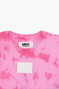 MM6 T-shirt Girocollo Effetto Tie Dye>Maison Margiela Kids Discount