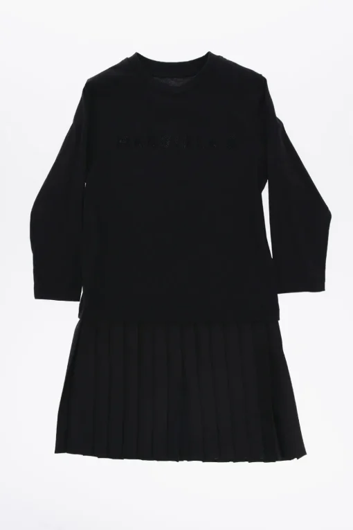 Discount MM6 Vestito A Maniche Lunghe con Pieghe Abbigliamento