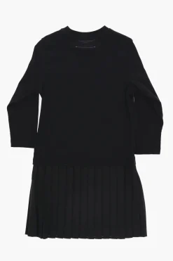 Discount MM6 Vestito A Maniche Lunghe con Pieghe Abbigliamento